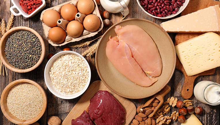 Fødevarer med højt proteinindhold
